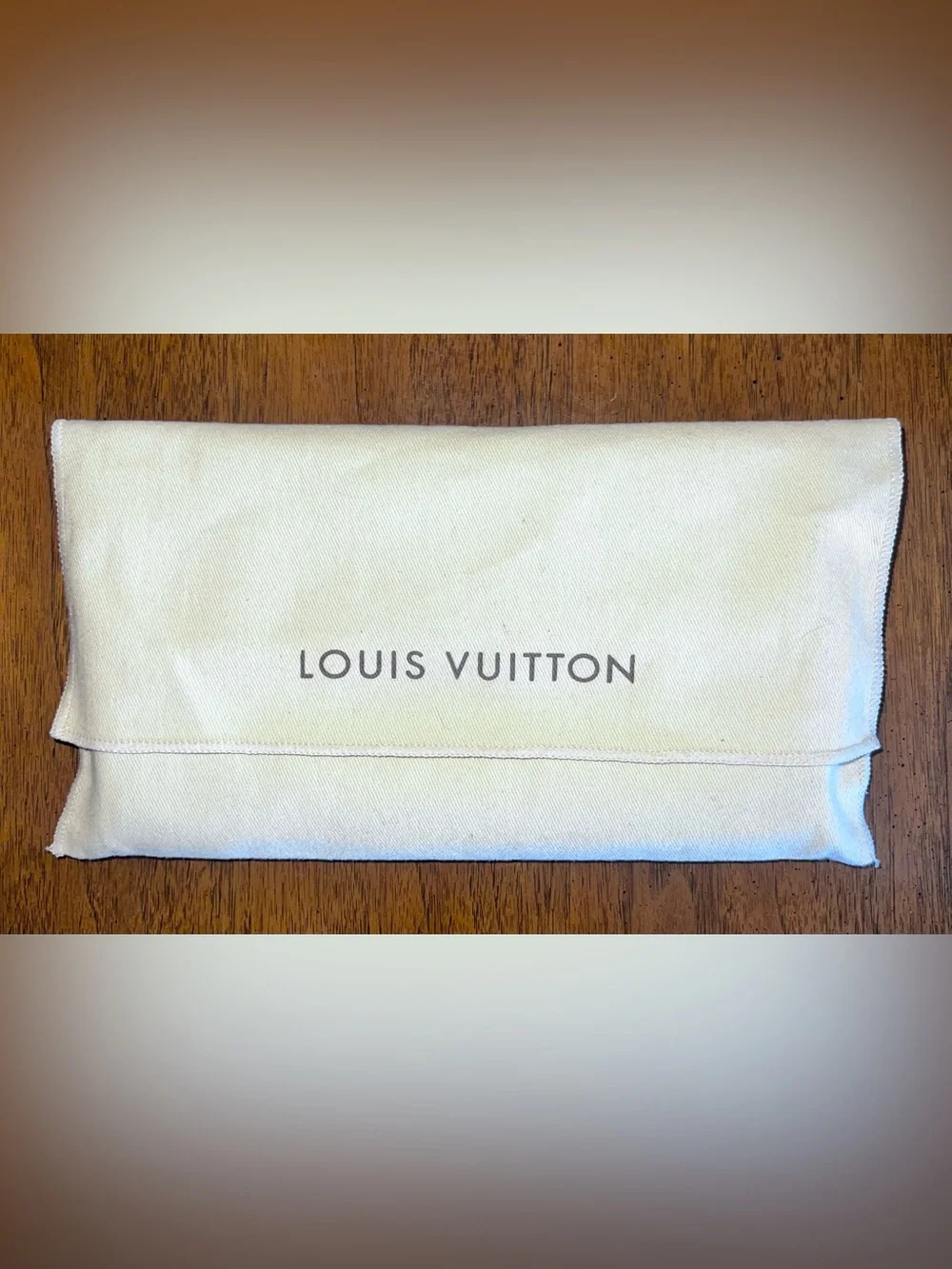 Louis Vuitton Mini Lin Monogram Canvas Snap Clutch Wallet - Cherry and Cream